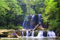 Foto. Salah satu objek wisata Air Terjun di Kabupaten Murung Raya.