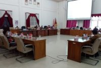 Foto : Rapat Bamus Bulan Maret DPRD Barsel dan Perintah Daerah.