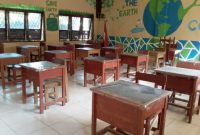 Foto : Ruangan kelas yang sudah siap menjalani pembelajaran tatap muka.