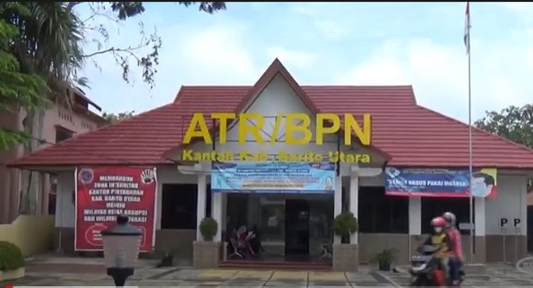 Kantor ATR/BN Barito Utara, terpaksa membuka layanan terbatas. Belasan Pegawainya Terpapar Covid-19