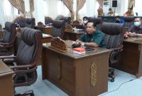 Anggota DPRD Barut saat gelar hearing dengan PT Medco (Ophir).