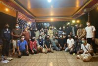 Kepengurusan DPD Bapera Barito Utara, saat menggelar pertemuan, rabu malma kemarin. 