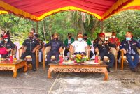 Bupati Mura Perdie M Yoseph MA menghadiri pelantikan dan pengukuhan Komandan Brigade, pengurus dan anggota Batamad Kabupaten Mura masa bakti 2021-2026.