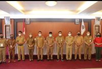 Pemerintah Kabupaten Murung Raya menyambut Tim Kaji Banding dari Kabupaten Barito Utara dan melaksanakan pertemuan di aula gedung B kantor bupati Mura, Selasa (8/6/2021).