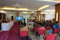 Pemkab Mura saat melaksanakan Rakor percepatan pelaksanaan vaksin