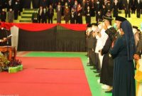 Bupati Mura Perdie M Yoseph mengambil sumpah dsn janji pejabat yamg dilantik