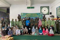 Bakti Sosial Denpom palangkaraya ke panti asuhan.