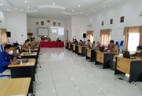 Foto saat Ujian Kenaikan Pangkat Penyesuaian Ijazah tahun 2021 bagi PNS yang telah memperoleh Surat Tanda Tamat Belajar/ Ijazah.