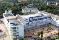 RSUD Muara Teweh Salah satu proyek multiyear yang akan berakhir masa kontrak pada ahun 2022. Foto. Ist.