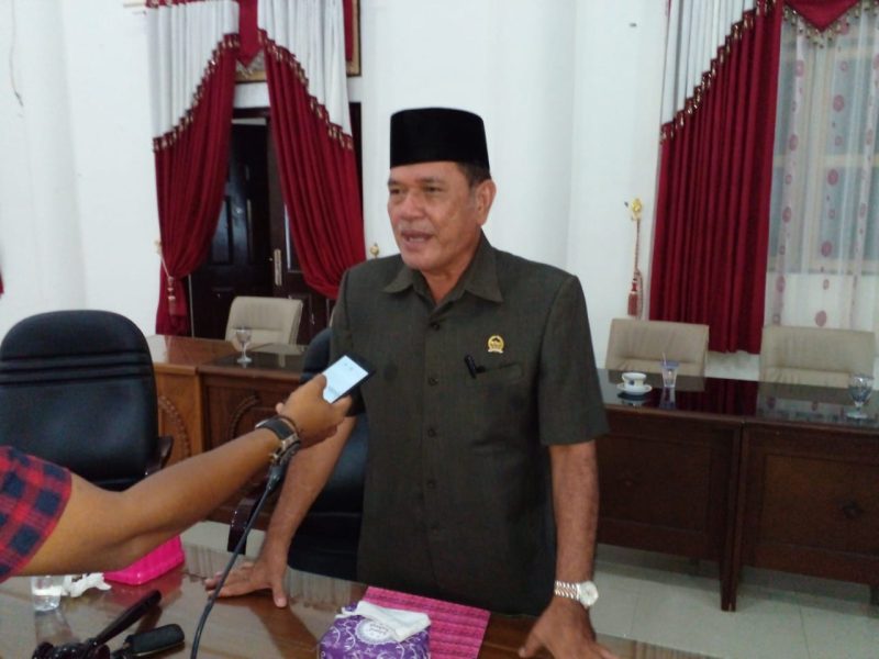 Foto : Wakil Ketua I DPRD Barsel, H. Moch Yusuf Kalem