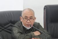 H. Abri anggota DPRD Barito Utara, meminta Pemkab Barito Utara memasnag cctv di ruang terbuka publik di Kota Muara Teweh, Senin (13/3/2023). (foto: dok 1tulah.com)