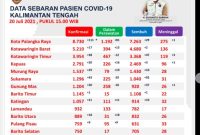 Data terbaru Covid-19 Kalteng