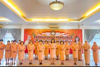 Pengurus DWP Kabupaten Murung Raya dikukuhkan