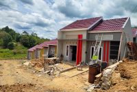 Foto : Inilah rumah bersubsidi yang di kembangkan oleh Developer Grand Delta regency di Kota Muara Teweh..