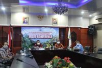 Pemkab Mura mengikuti Musrenbang RPJMD Provinsi Kalimantan Tengah tahun 2021–2026, secara virtual.di aula gedung A Kantor Bupati, Kamis (2/09/2021).