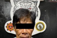 Pelaku usai diamankan polisi