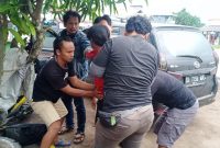 Foto, pelaku saat diamankan oleh petugas Satreskrim Polres Kapuas