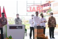 Presiden Joko Widodo Resmikan Pabrik Biodiesel. Foto: Antara