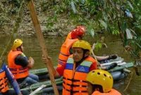 Dinas Kebudayaan, Pariwisata, Pemuda dan Olahraga Kabupaten Barito Timur melakukan ujicoba wisata susur sungai sirau