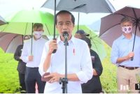 Presiden Joko Widodo Memberi Keterangan Pers tentang Persemaian Bibit. Foto: Tangkapan Layar Youtube Sekretariat Presiden.