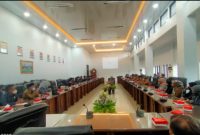 DPRD Barito Utara saat RDP dengan pedagang dan dinas terkait.
