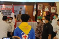 Heriyus M Yoseph dipercaya memimpin PMI Mura masa bhakti 2021-2026. Foto : Suroso/1tulah.com