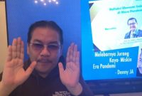 Denny JA, Ketua Umum Perkumpulan Penulis Indonesia, Satupena. Foto: Tangkapan Layar Youtube Denny JA's World.