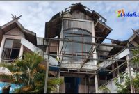 Foto : Pertokoan Barito Permai Muara Teweh milik Pemerintah Kabupaten Barito Utara. Foto.Deni/1tulah.com