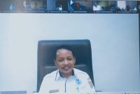 Wakil Bupati Barito Timur, Habib Said Abdul Saleh Saat buka Buka Musrenbangcam Melalui Zoom. Foto: 1tulah.com/Zakirin