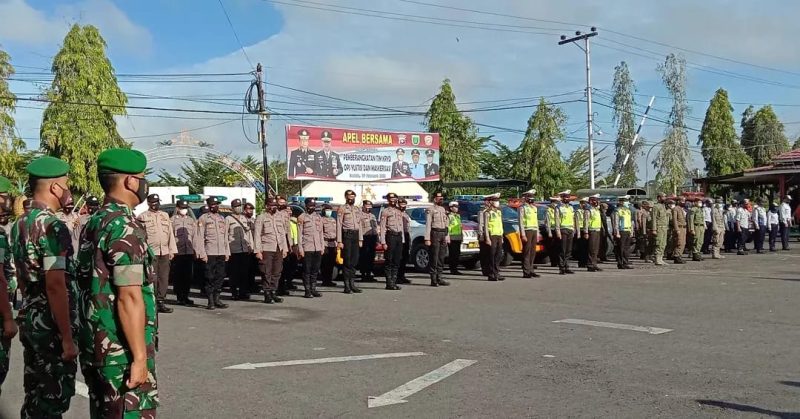 Apel Kesiagaan jajaran aparat di Barsel dalam menghadapi Covid-19 varian Omicron
Foto Alfiansyah/1tulah.com
