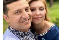Presiden Ukraina dan istrinya Olena Zelenska (suara.com)