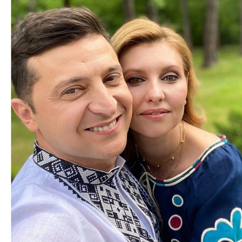 Presiden Ukraina dan istrinya Olena Zelenska (suara.com)