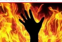 Ilustrasi orang terbakar (suara.com)