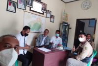 Dinas Kebudayaan Pariwisata Pemuda dan Olahraga Kabupaten Barito Timur saat melakukan verifikasi legalitas kepemilikan aset objek wisata di Desa Netampin Kecamatan Dusun Tengah.