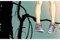 Ilustrasi seorang pria ditemukan gantugn diri di rumahnya