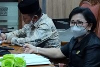 Ketua DPRD Kabupaten Kotawaringin Timur, Dra. Rinie Anderson.(Fit)