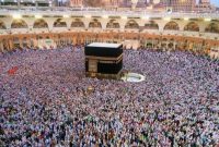 Calon Jemaah Haji dari seluruh dunia saat berada di Baitullah di Kota Mekah.Foto dok 1tulah.com