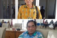 H. Raden Sudarto (atas) & Tamarzam anggota DPRD Kabupaten Barsel. Foto. Alifansyah/1tulah.com