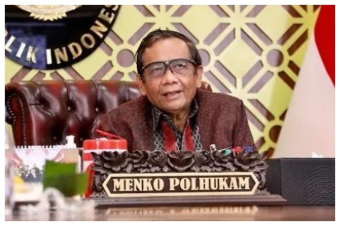 Menko Polhukam Mahfud MD.Foto suara.com