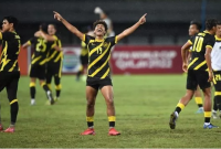 Timnas Malaysia U-19 menjuarai Piala AFF U-19 2022 di stadion Indonesia.Foto.suara.com 