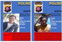 Kedua pelaku Acong dan Lora dicari polisi. Mereka masuk daftar pencarian orang, usai melukai operator Gredeer.Foto.Polres Brito Utara