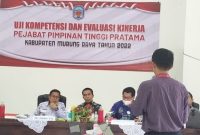 Pejabat Mura ikut tes uji kompetensi. (Foto : DiskominfoSP)