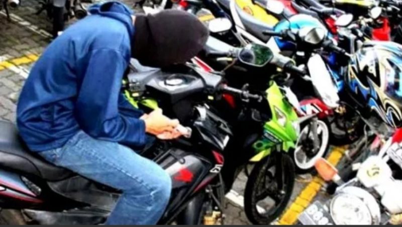 Ilustrasi pencurian sepeda motor (suara.com)