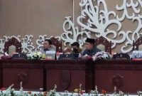 Rapat Paripurna DPRD Kalteng ke-9 masa persidangan II tahun sidang 2022.foto.ingkit/1tulah.com