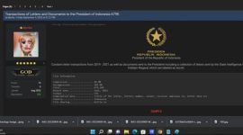 Hacker Bjorka bocorkan dokumen BIN/ Dok. TVone