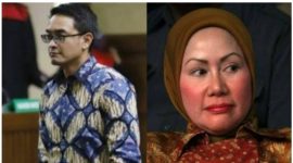 Zumi Zola dan Ratu Atut dua eks Gubernur Napi koruptor (foto: suara.com)