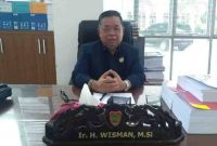 Ir. H Wisman, MSi, Anggota Komisi II DPRD Kalteng meminta Pemda Kalteng memperkuat sistem untuk mengantisipasi korupsi di lingkup pemerintahan. Foto: Ingkit