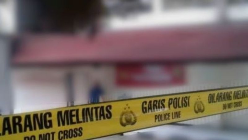 Ilustrasi garis polisi. Pelajar SMP (Suara.com)