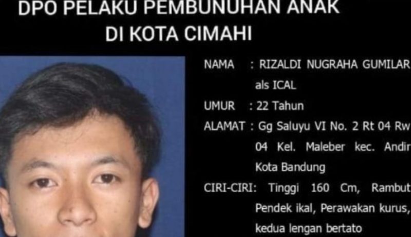 Tampang Pelaku Penusukan Santri Sepulang Mengaji di Cimahi (Antara/suara.com)