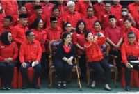 Rapat koordinasi Fraksi PDI Perjuangan [suara.com/Bagaskara Isdiansyah]